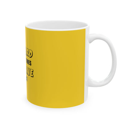 Yellow Ceramic Mug 27, (11oz, 15oz)