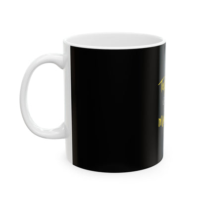 Black Ceramic Mug 57, (11oz, 15oz)