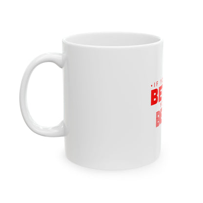 White Ceramic Mug 46, (11oz, 15oz)