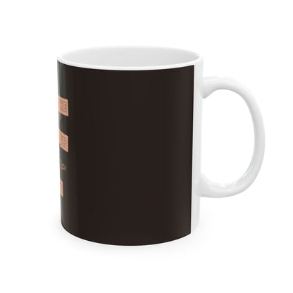 Brown Ceramic Mug 30, (11oz, 15oz)