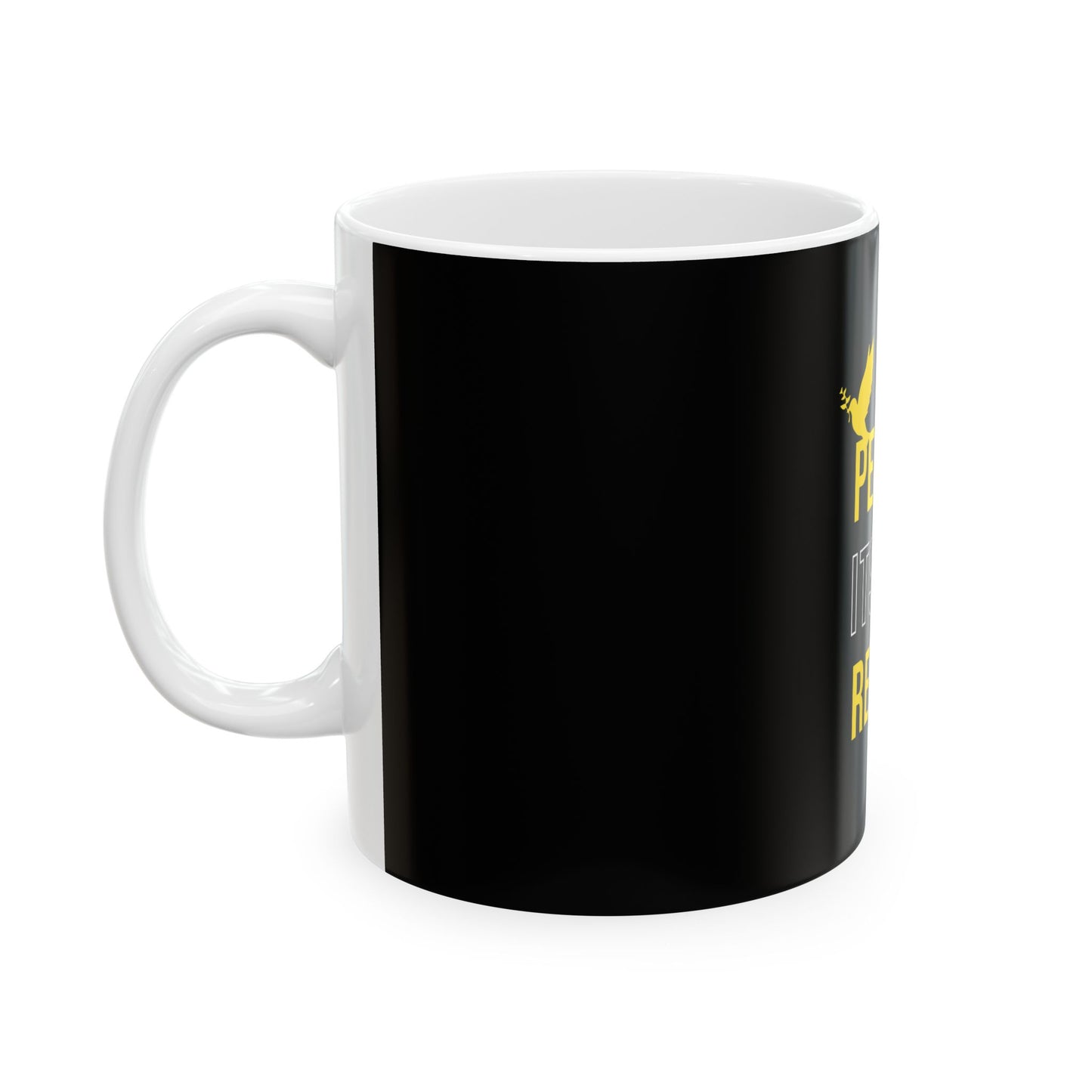 Black Ceramic Mug 61, (11oz, 15oz)