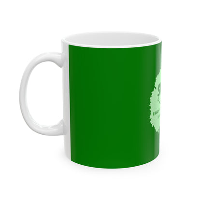 Green Ceramic Mug, (11oz, 15oz)