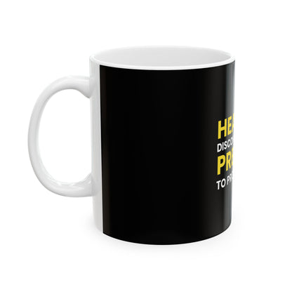 Black Ceramic Mug 70, (11oz, 15oz)