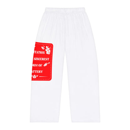 White Sweat Pants 42