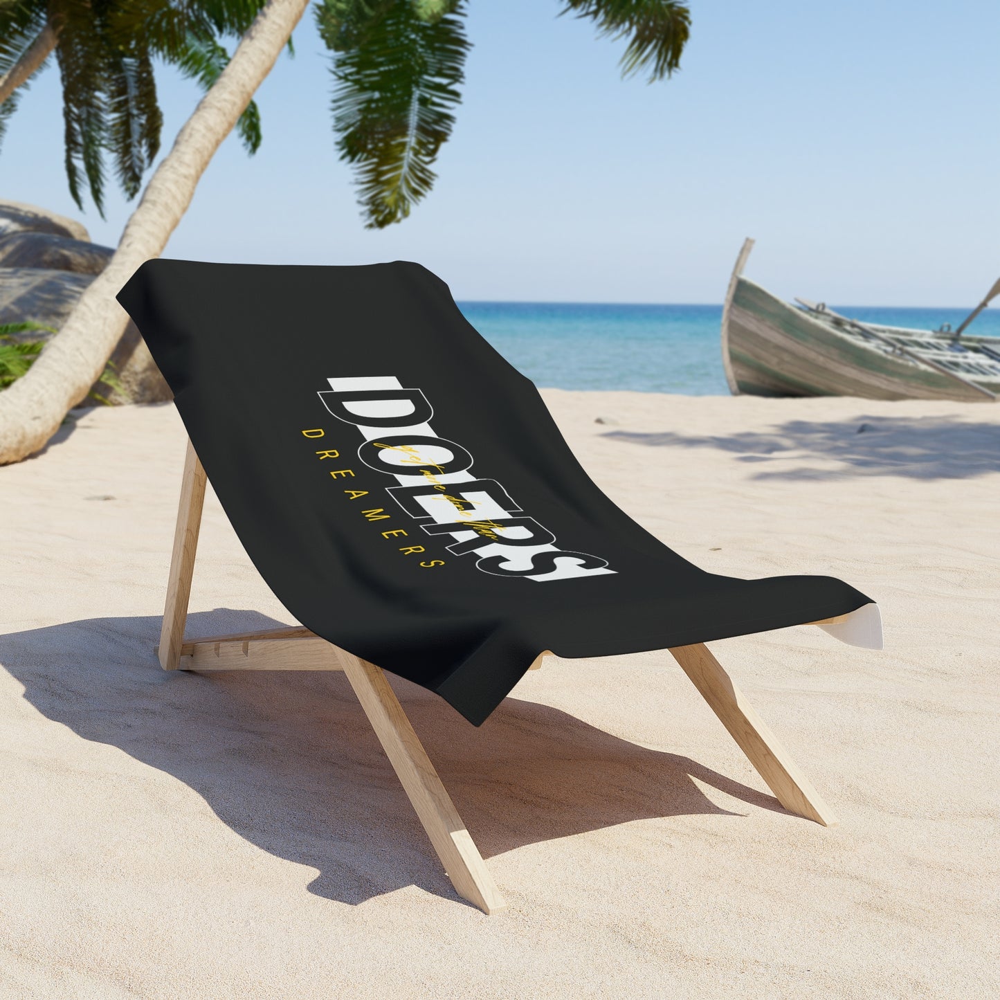 Black Beach Towel 38