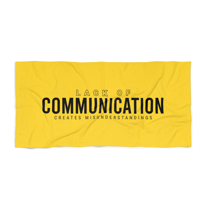 Yellow Beach Towel 39