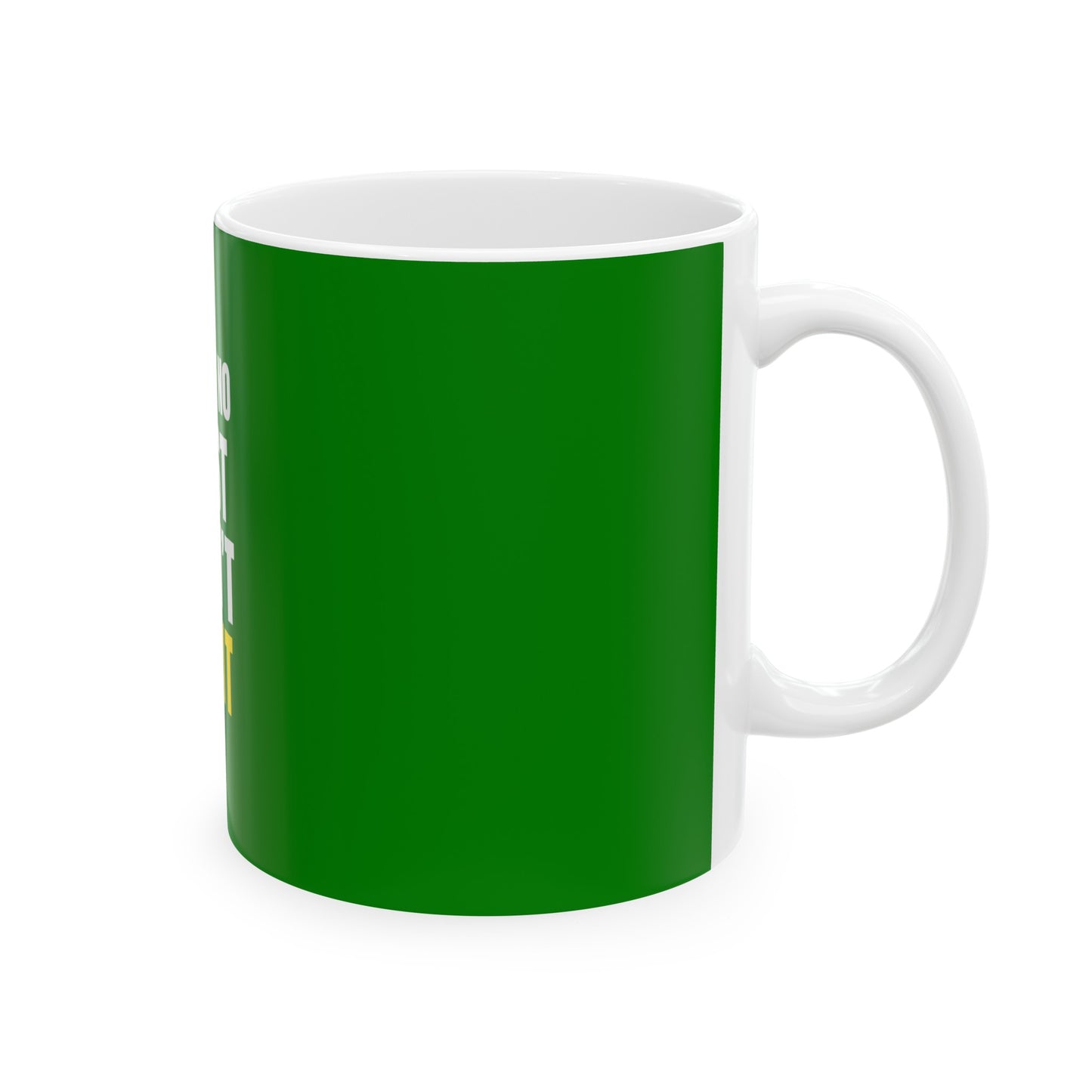 Green Ceramic Mug 5, (11oz, 15oz)