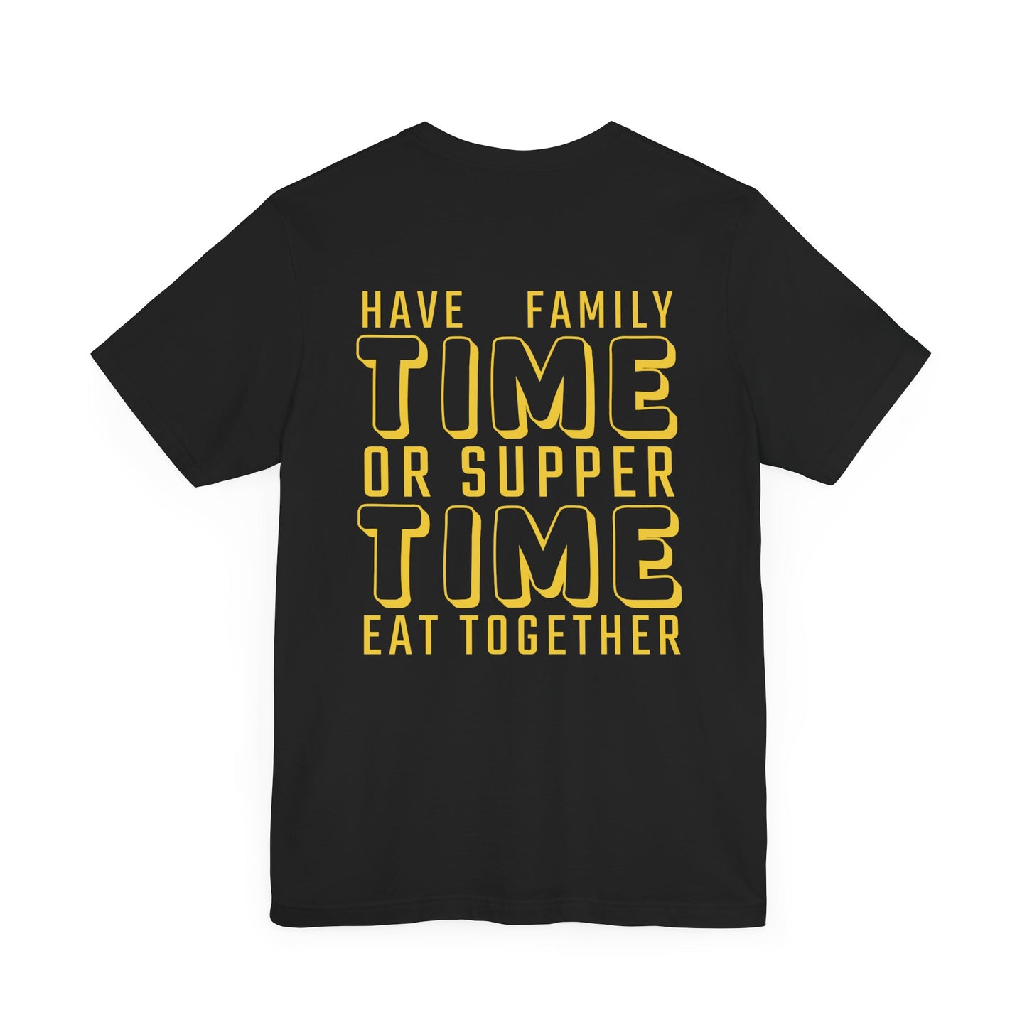 Have family time, or supper time. eat together