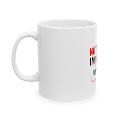 White Ceramic Mug 59, (11oz, 15oz)