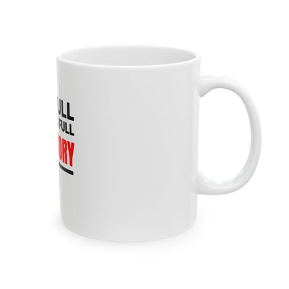 White Ceramic Mug 54, (11oz, 15oz)