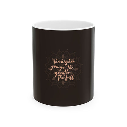 Brown Ceramic Mug 36, (11oz, 15oz)