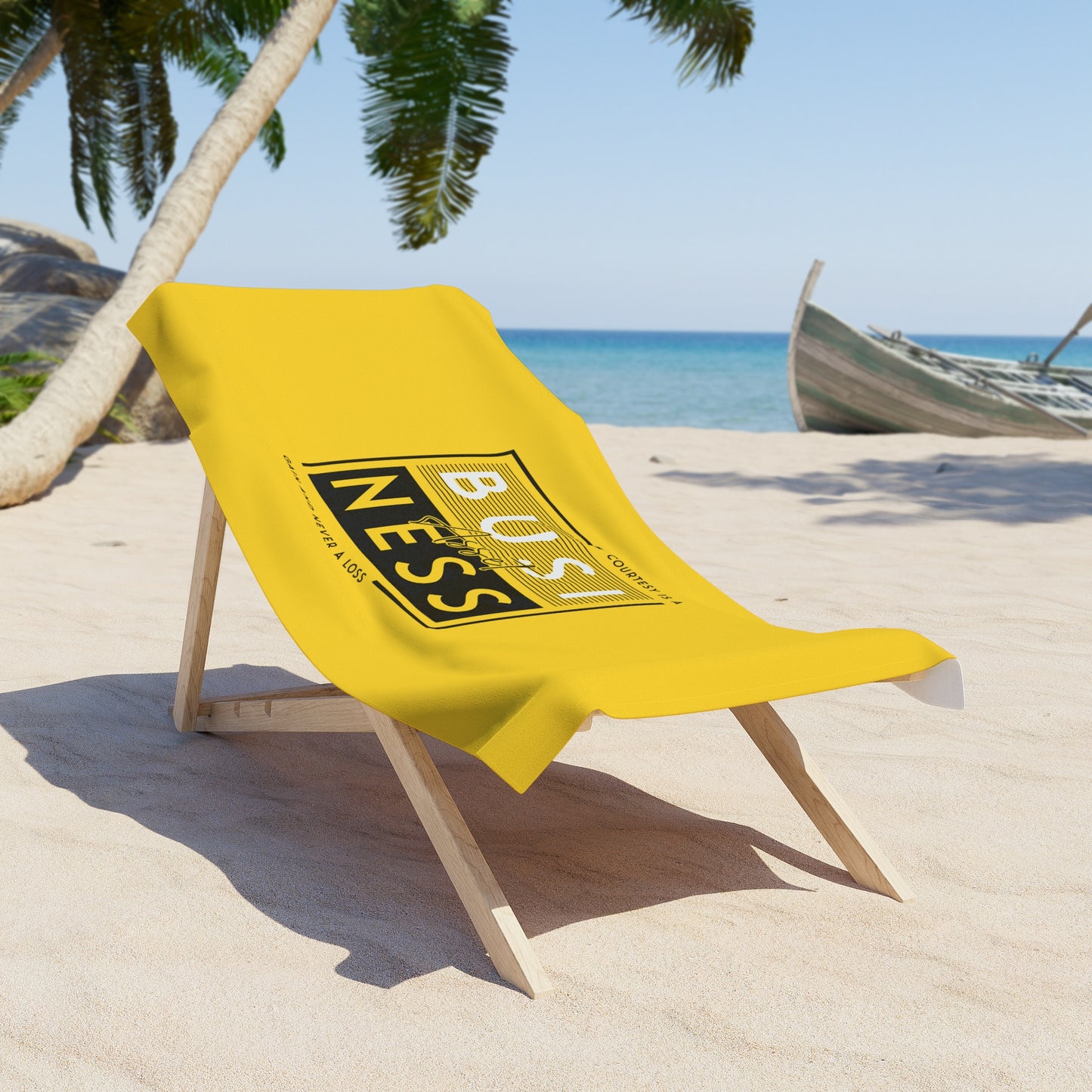 Yellow Beach Towel 35