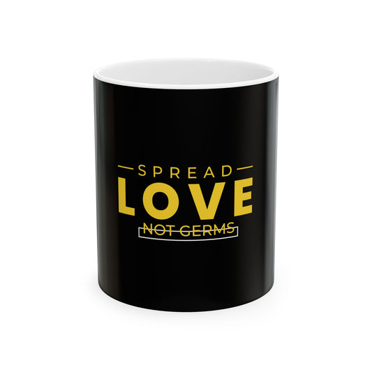 Black Ceramic Mug 23, (11oz, 15oz)