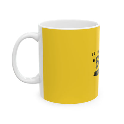 Yellow Ceramic Mug 11, (11oz, 15oz)