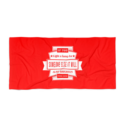 Red Beach Towel 12