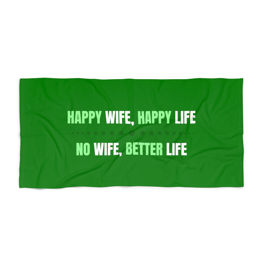 Green Beach Towel 2