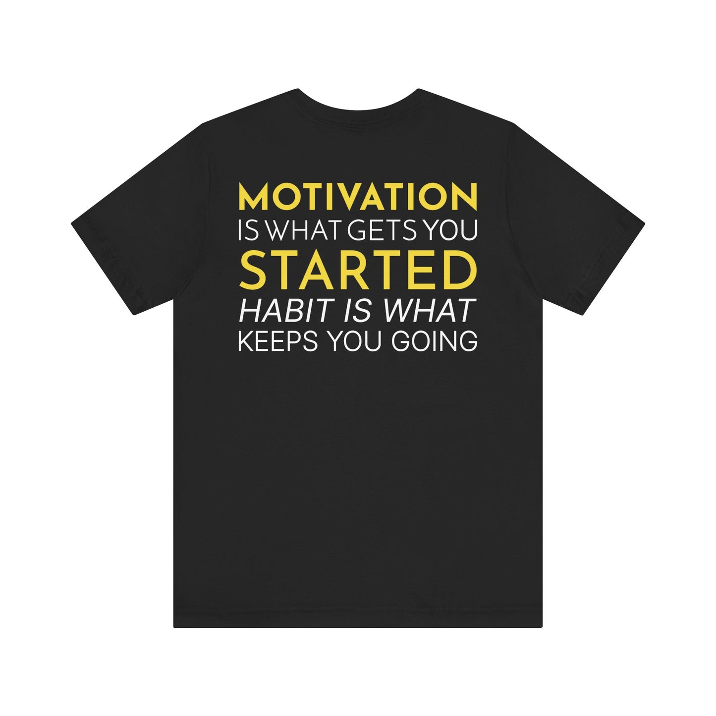 Motivation is what gets you started habit is what keeps you going