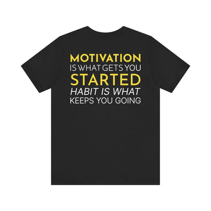 Motivation is what gets you started habit is what keeps you going