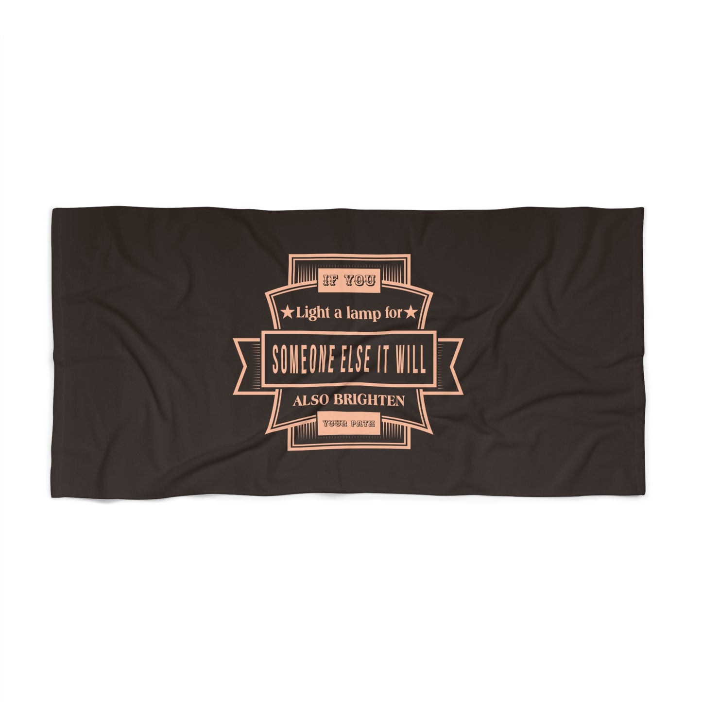 Brown Beach Towel 12