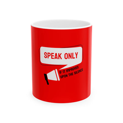 Red Ceramic Mug 66, (11oz, 15oz)