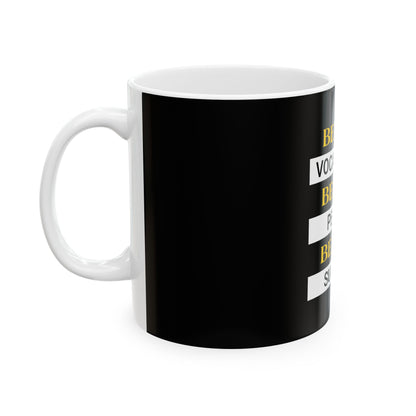 Black Ceramic Mug 18, (11oz, 15oz)