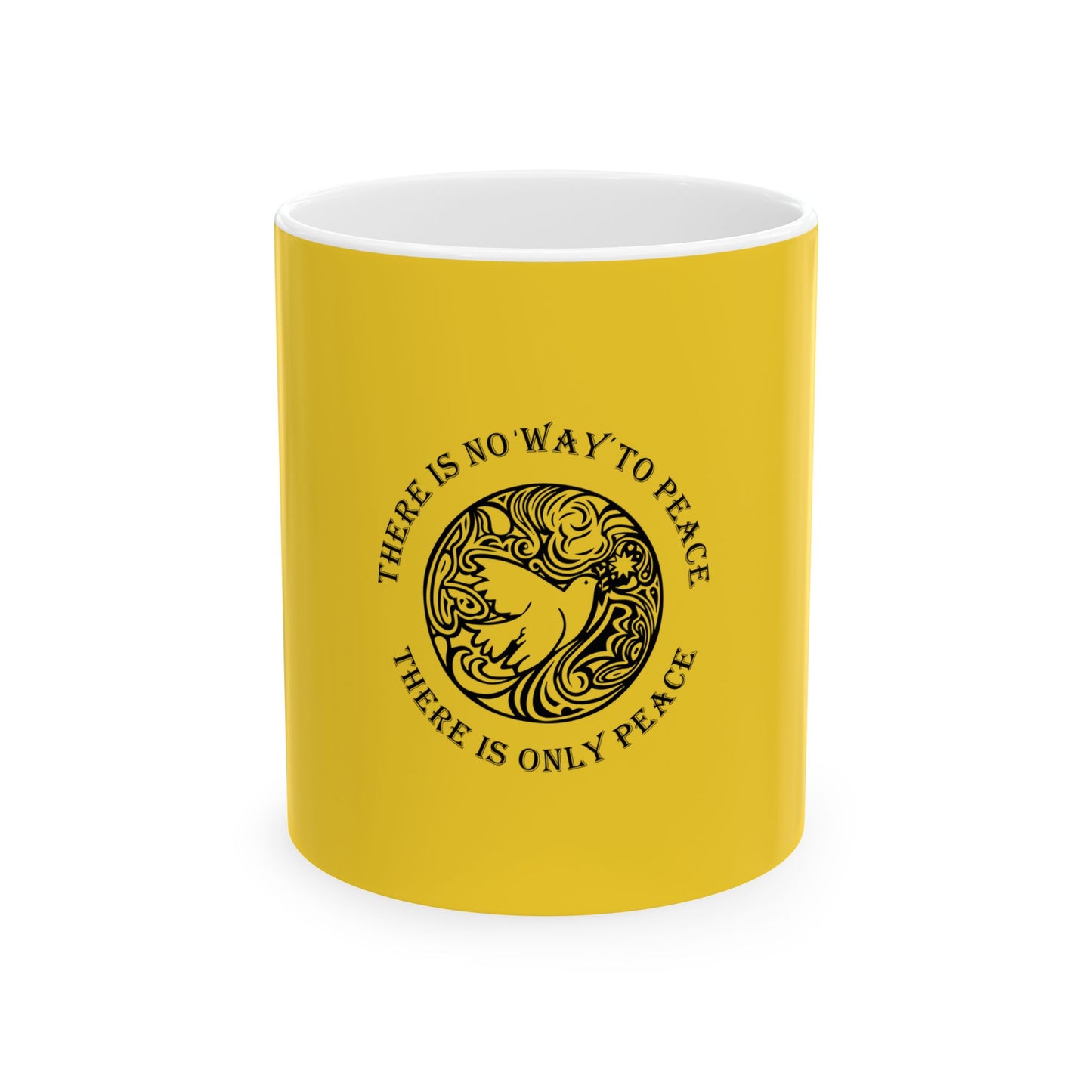 Yellow Ceramic Mug 63, (11oz, 15oz)