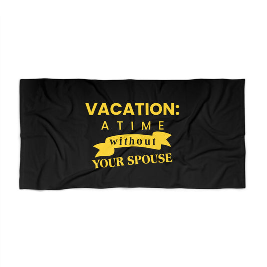 Black Beach Towel 16