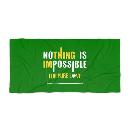 Green Beach Towel 47