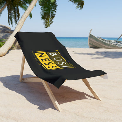 Black Beach Towel 35