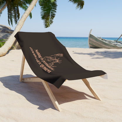 Brown Beach Towel 13