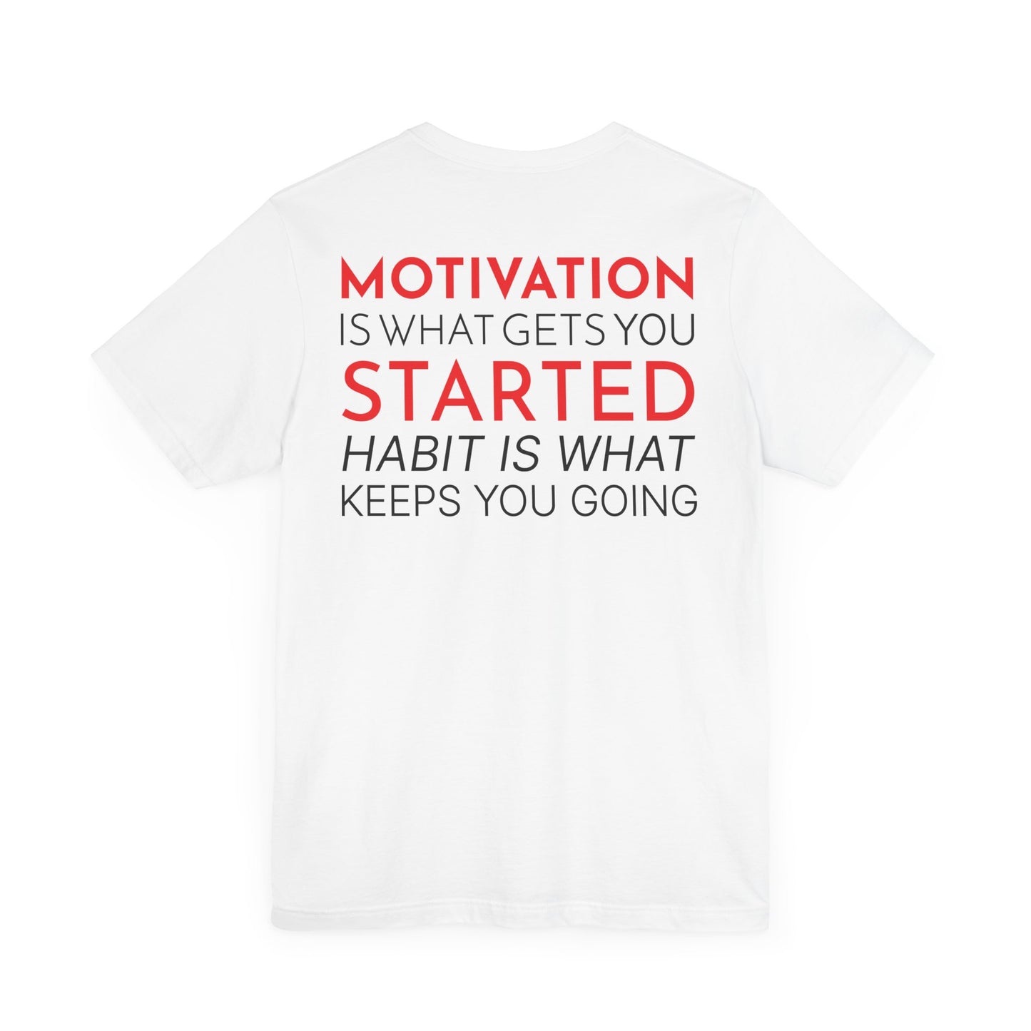 Motivation is what gets you started habit is what keeps you going