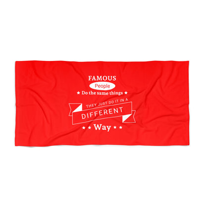 Red Beach Towel 34