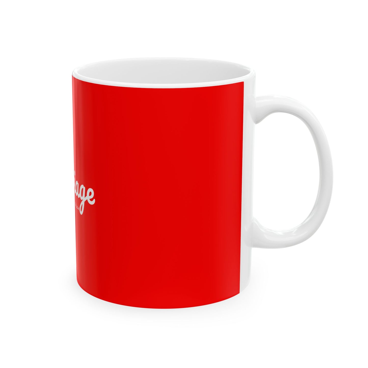 Red Ceramic Mug 32, (11oz, 15oz)