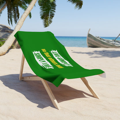 Green Beach Towel 49