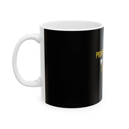 Black Ceramic Mug 47, (11oz, 15oz)