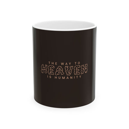 Brown Ceramic Mug 37, (11oz, 15oz)