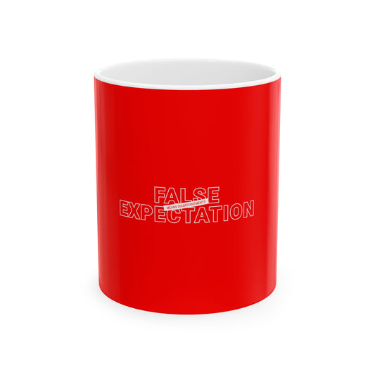 Red Ceramic Mug 40, (11oz, 15oz)