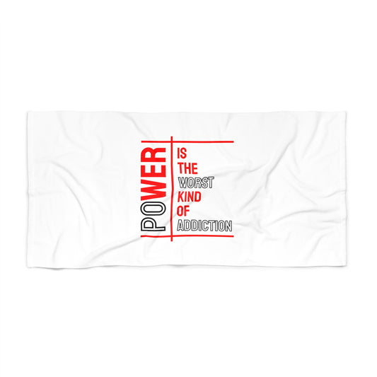 White Beach Towel 26