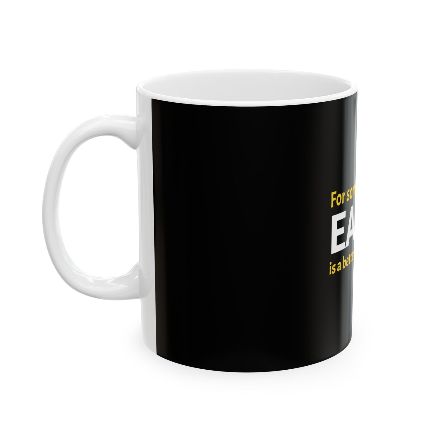 Black Ceramic Mug 7, (11oz, 15oz)