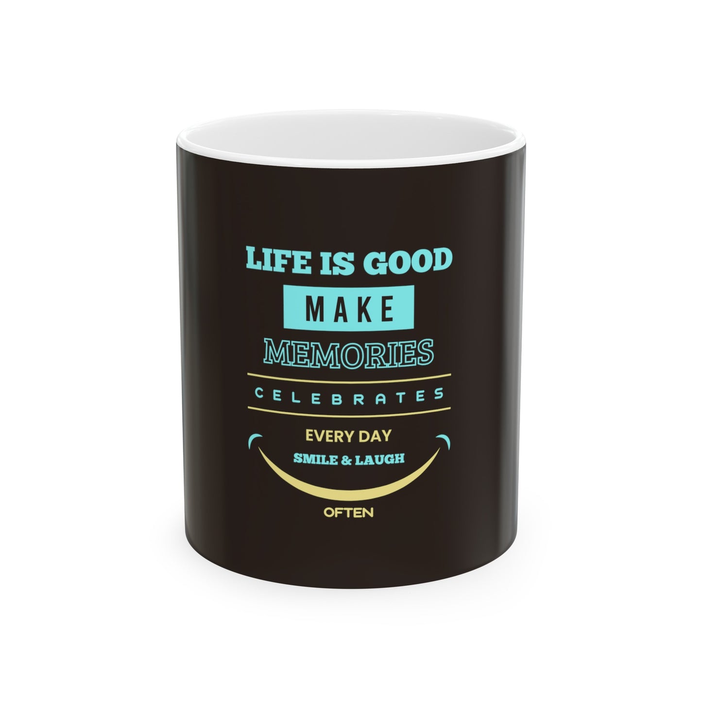 Brown Ceramic Mug 6, (11oz, 15oz)