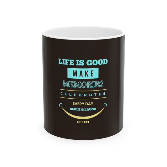 Brown Ceramic Mug 6, (11oz, 15oz)