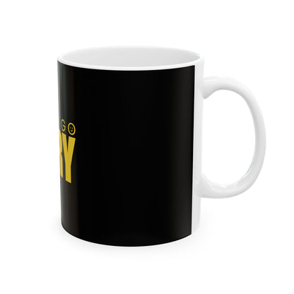 Black Ceramic Mug 20, (11oz, 15oz)