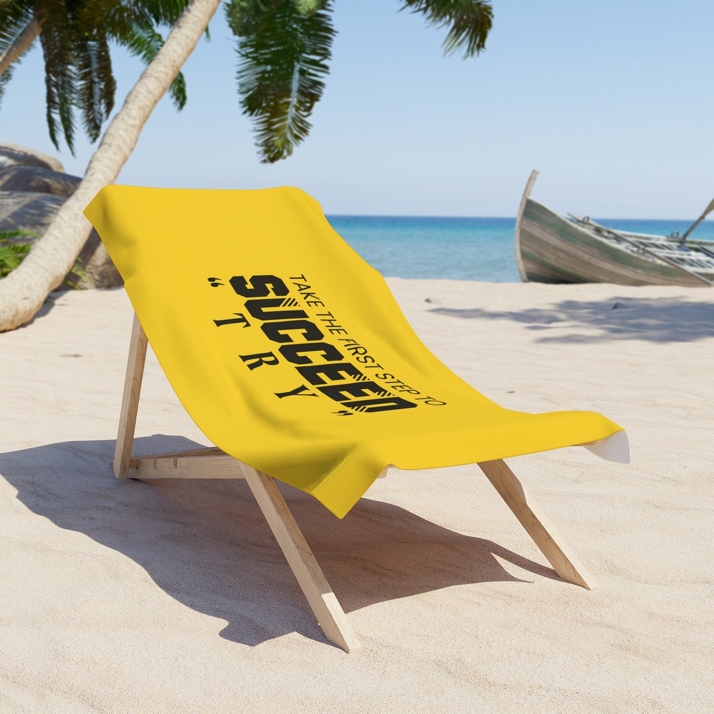 Yellow Beach Towel 22