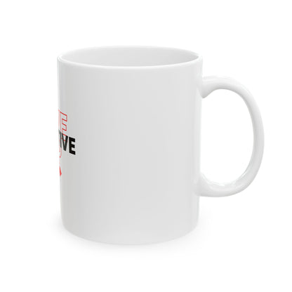 White Ceramic Mug 43, (11oz, 15oz)