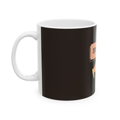 Brown Ceramic Mug 66, (11oz, 15oz)