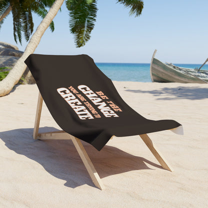 Brown Beach Towel 41