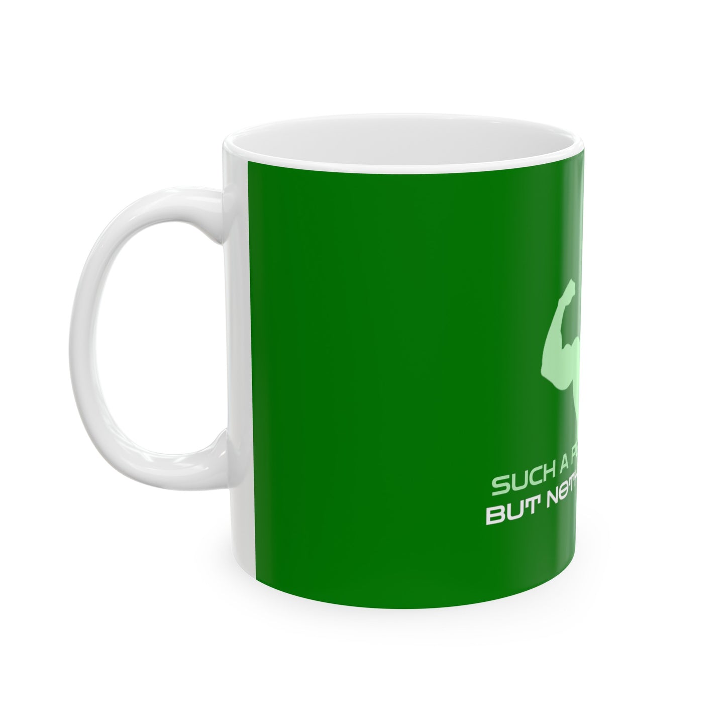 Green Ceramic Mug 4, (11oz, 15oz)