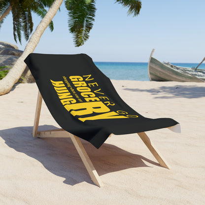 Black Beach Towel 20