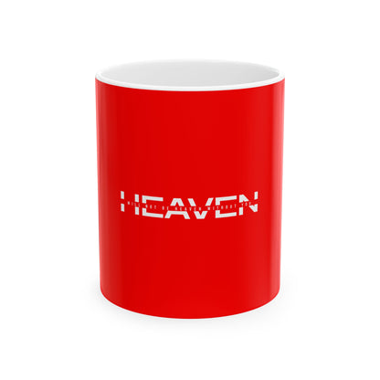 Red Ceramic Mug 24, (11oz, 15oz)