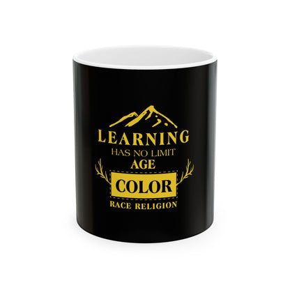 Black Ceramic Mug 14, (11oz, 15oz)